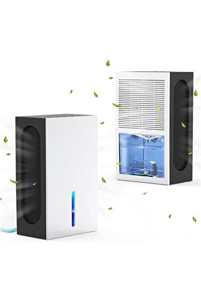SUPVOX مزيل رطوبة سعة 2.3 لتر، ماص للرطوبة هادئ، مع إضاءة LED ملونة، وضعان لل...