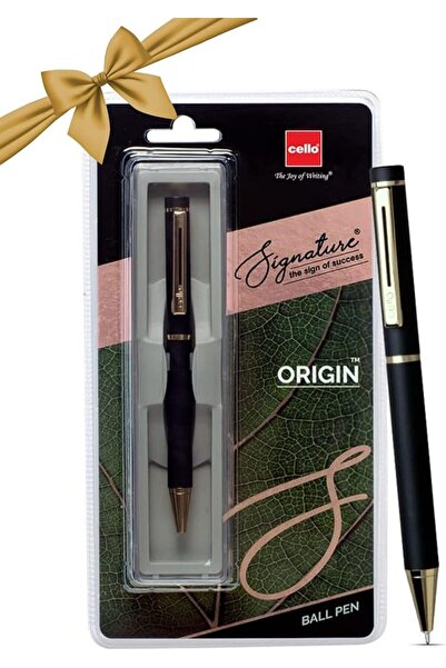 CELLO Signature Origin Premium Metal Ball Pen | Pack of 1 | Blue Ink | Easy T...