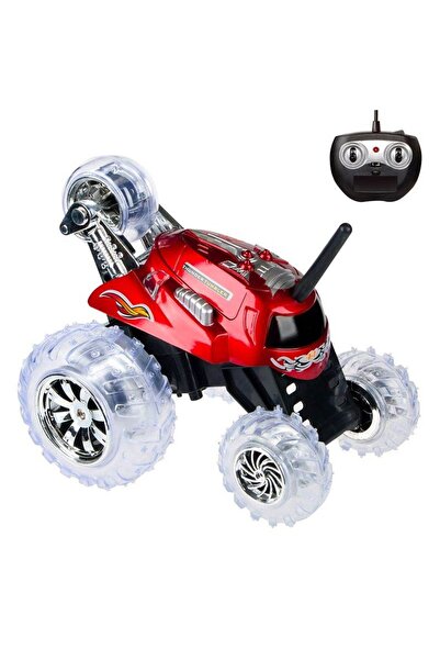 OEM Masina Monster Spinner Rosie cu Telecomanda & Lumina - Jucarii Tehnologie