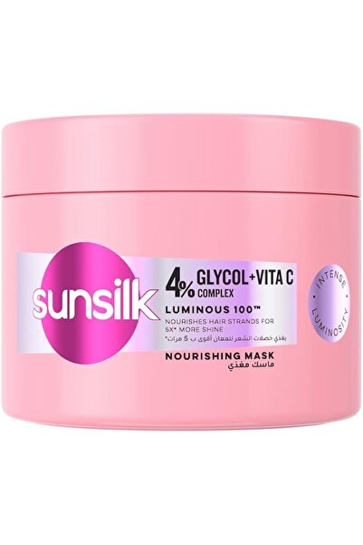 Sunsilk قناع مغذي، لومينوس100، يغذي خصلات الشعر ويمنحها 5 أضعاف* لمعانًا أكبر...