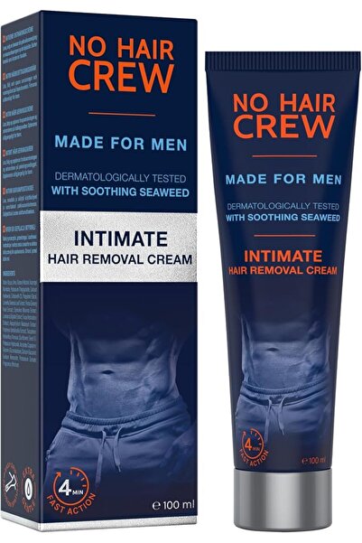 NO HAIR CREW Premium Intimate Hair Removal Cream - Soothing, All Skin Types, ...