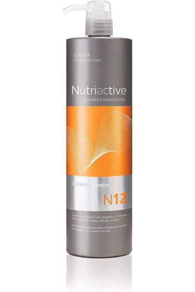 Erayba NutriActive Collastin Shampoo for Damaged and Dry Hair 1000 ml, N12