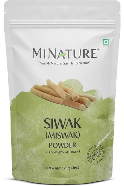 minature Miswak (Siwak) Powder by mi Nature | salvarado persica| 227g(8 oz) (...