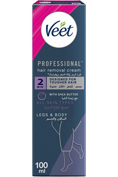 Veet Men كريم فيت الاحترافي لإزالة الشعر، للساقين والجسم - مصمم للشعر القوي، ...