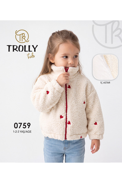 Trolly Kids Kuzu hırka kalıp