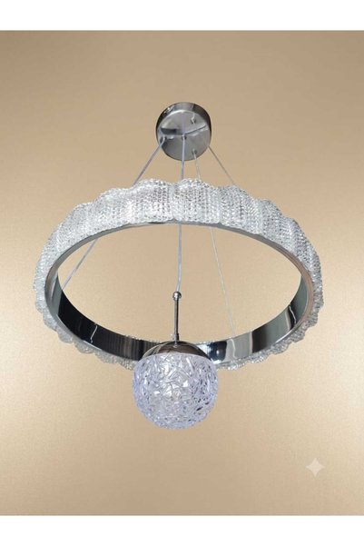 HACRAFT H-ACRAFT 3 Renk Işıklı Tek Toplu Krom Led Salon, Çocuk odası,Mutfak,H...
