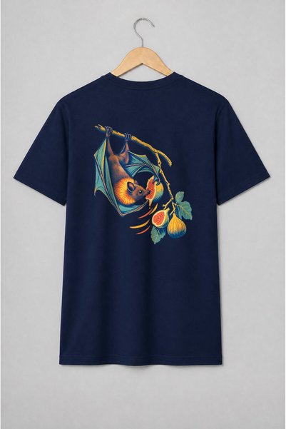 Generic Brand Tricou unisex cu Liliac cu smochină și smochini stil vintage