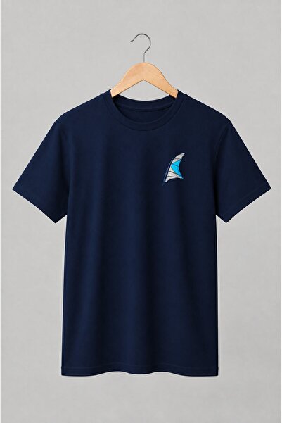 Generic Brand Tricou unisex cu Velă de windsurf stil aventură