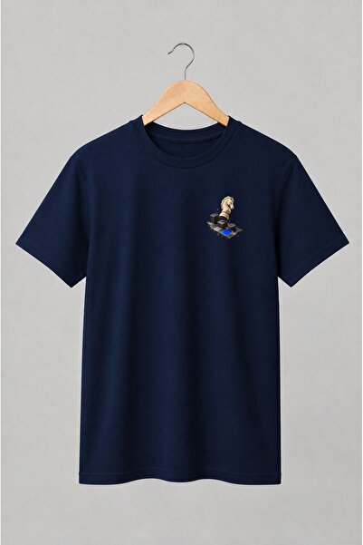 Generic Brand Tricou unisex cu Cal de șah pentru pasionații de strategie
