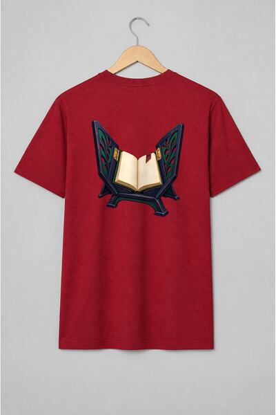 Generic Brand Tricou unisex cu Carte deschisă pe suport vintage