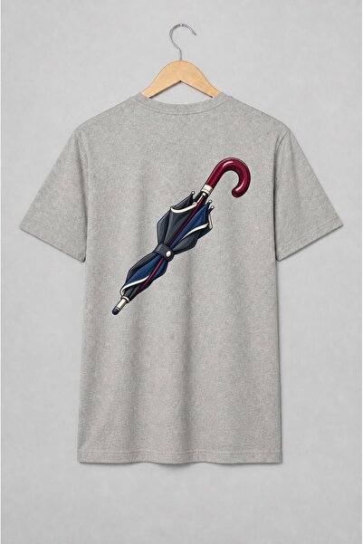 Generic Brand Tricou unisex cu Umbrelă pliabilă streetwear