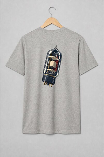 Generic Brand Tricou unisex cu Tub electronic vintage pentru audiofili
