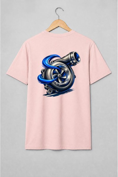 Generic Brand Tricou unisex cu Turbocompresor auto stil motorsport