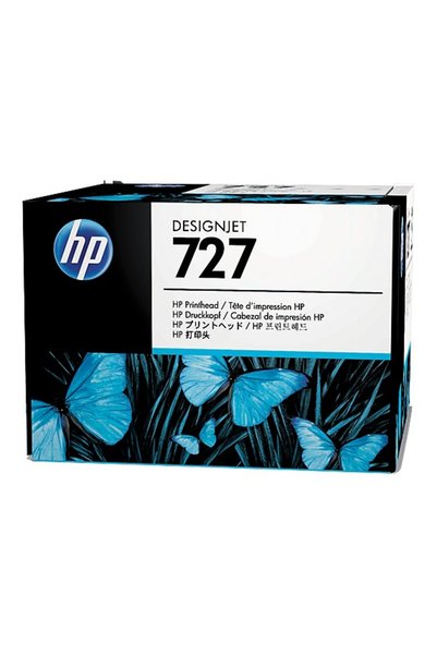 HP Cap de imprimare original negru, nr.727 pentru DesignJet T1500 | T1530 | T...