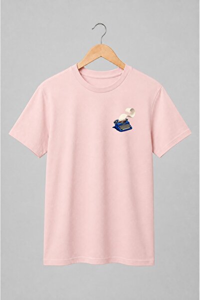 Generic Brand Tricou unisex cu Mașină de scris vintage