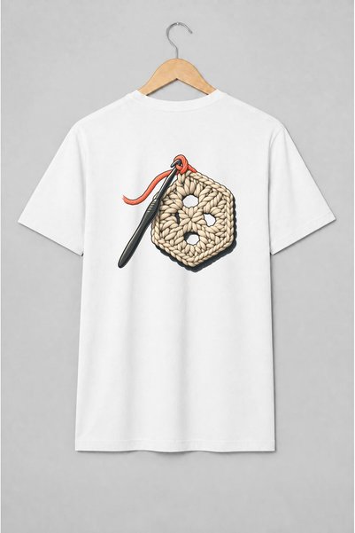 Generic Brand Tricou unisex cu Ghem de lână și andrea pentru tricotat
