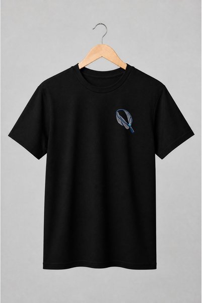 Generic Brand Tricou unisex cu Minciog de pescuit în stil ilustrat