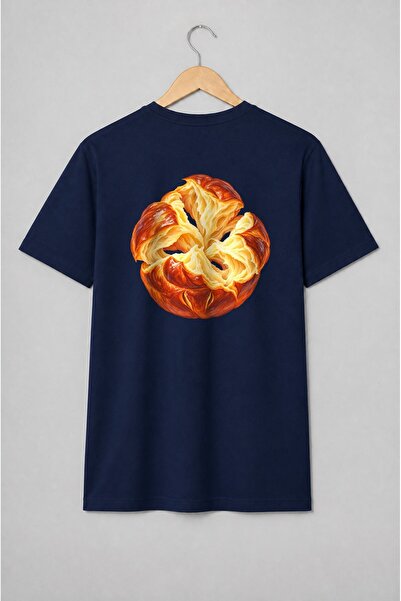 Generic Brand Tricou unisex cu Brioche împletită în stil realist
