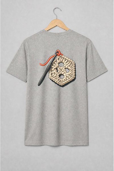 Generic Brand Tricou unisex cu Ghem de lână și andrea pentru tricotat