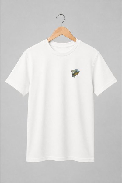 Generic Brand Tricou unisex cu Crap cu nuferi stil pescăresc