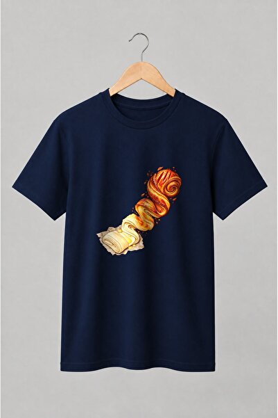 Generic Brand Tricou unisex cu Croissant din aluat laminat pentru pasionații ...