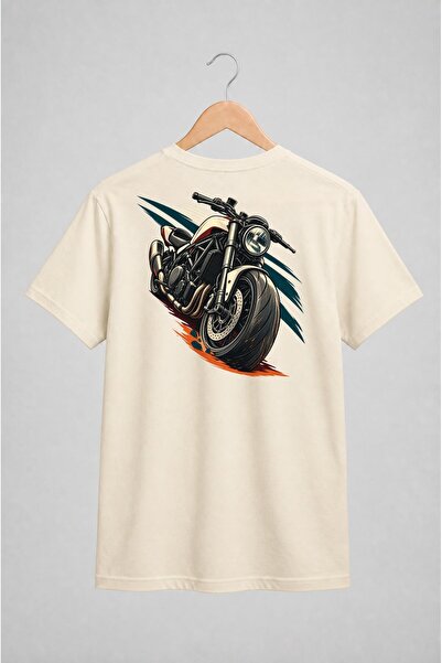 Generic Brand Tricou unisex cu Motocicletă sport în stil streetwear