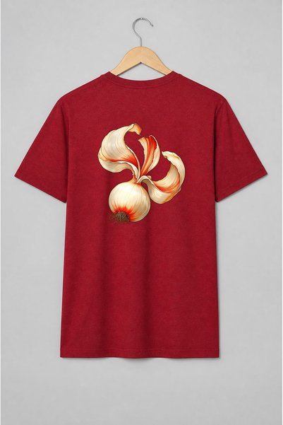 Generic Brand Tricou unisex cu Usturoi ilustrat culinar