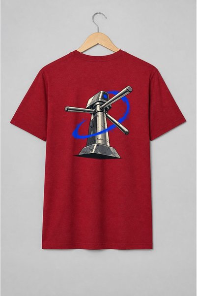 Generic Brand Tricou unisex cu Turbină industrială futuristă