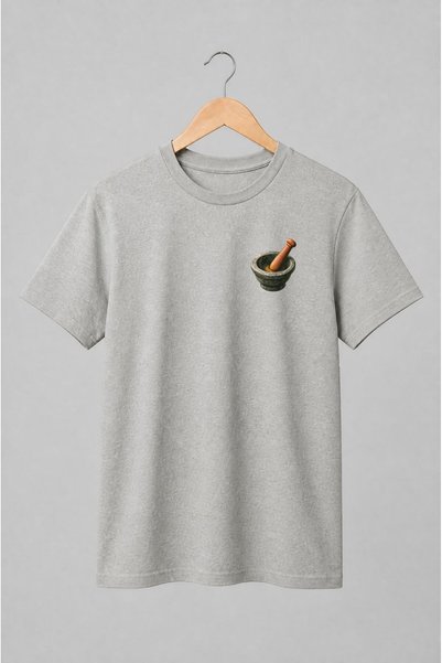 Generic Brand Tricou unisex cu Mojar și pistil pentru iubitorii de cafea