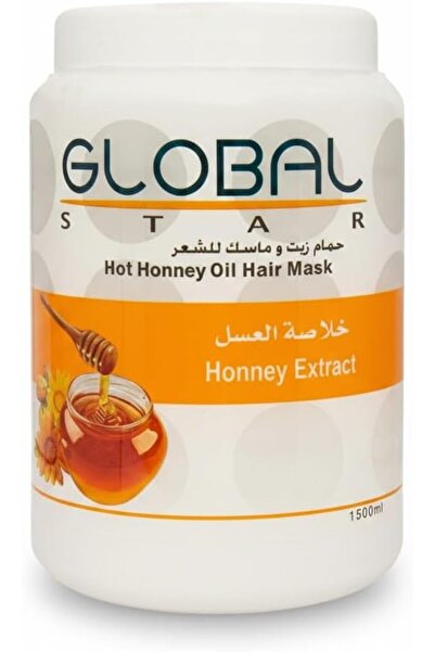 Globalstar قناع الشعر بالزيت الساخن بخلاصة العسل 1500 مل
