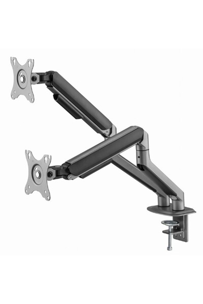 Gembird SUPORT de birou, pt 2 TV/monitor plat, diag. max 17-32 inch, rotatie,...