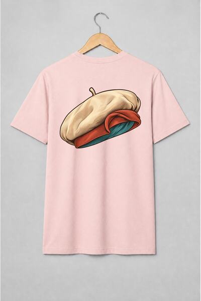 Generic Brand Tricou unisex cu Portret feminin în stil pop art