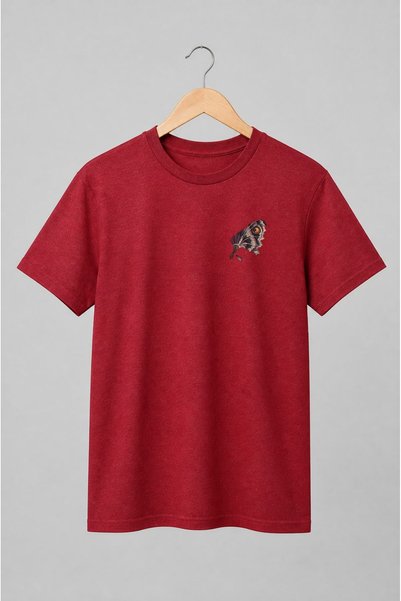 Generic Brand Tricou unisex cu Evantai în formă de aripă de fluture gotic