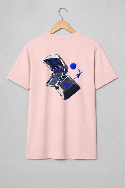 Generic Brand Tricou unisex cu Aparat arcade futurist
