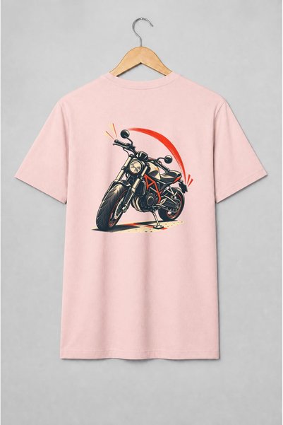 Generic Brand Tricou unisex cu Motocicletă roadster retro