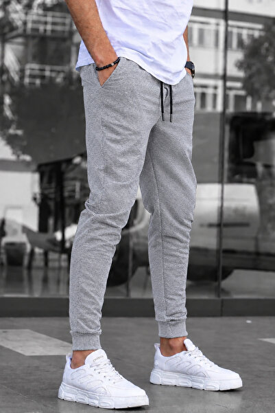 SURMARİ Unisex Rain Pattern Regular Fit Ribbed Leg Black, Gray, Navy Blue, Co...