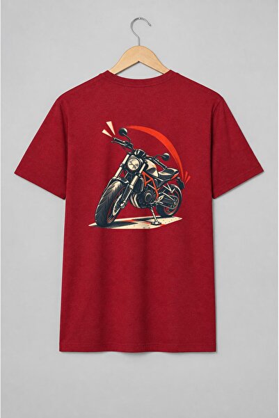 Generic Brand Tricou unisex cu Motocicletă roadster retro