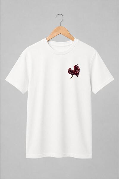 Generic Brand Tricou unisex cu Floare anthurium gotică