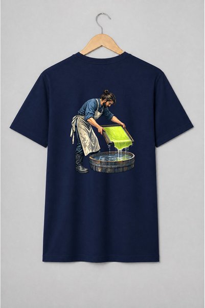 Generic Brand Tricou unisex cu Meșter vopsitor textil vintage