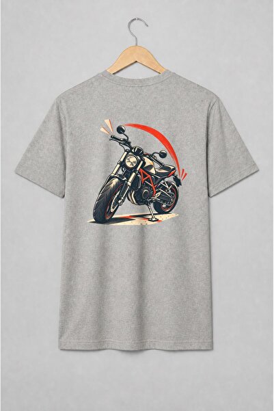 Generic Brand Tricou unisex cu Motocicletă roadster retro
