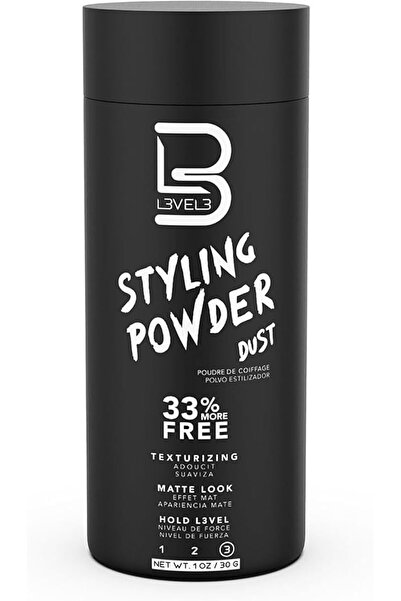 L3 Level 3 Styling Powder - Natural Look Mens Powder - Easy to Apply with No ...