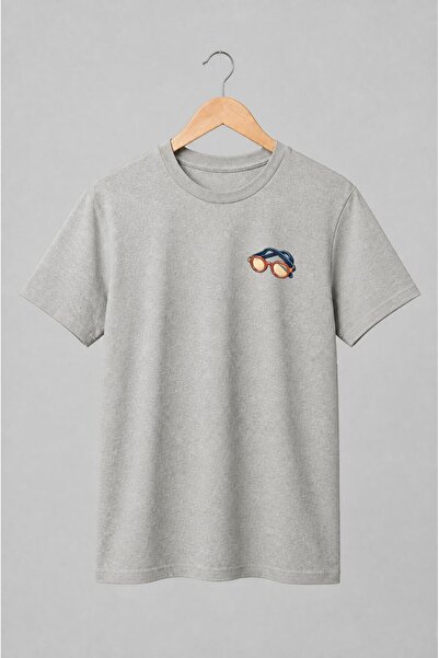 Generic Brand Tricou unisex cu Ochelari steampunk cu lentile rotunde