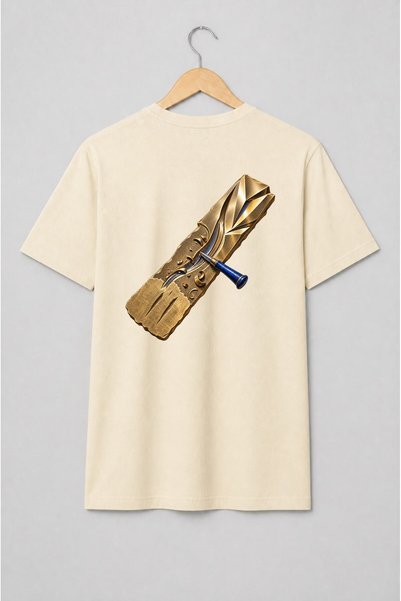 Generic Brand Tricou unisex cu Sculptură în lemn cu daltă stil atelier
