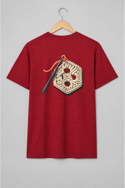 Generic Brand Tricou unisex cu Ghem de lână și andrea pentru tricotat