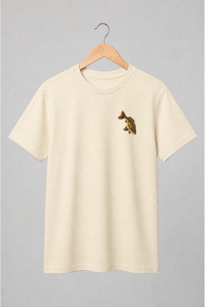 Generic Brand Tricou unisex cu Crap de pescuit