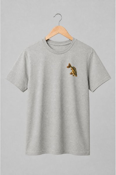 Generic Brand Tricou unisex cu Crap de pescuit