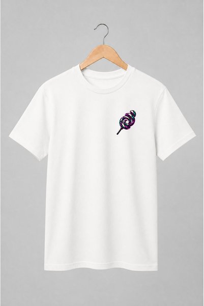 Generic Brand Tricou unisex cu Acadea spiralată pop-art