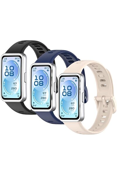 GENERAL 3 Packs Silicone Watch Bands Compatible with Huawei Band 11/11 Pro - ...