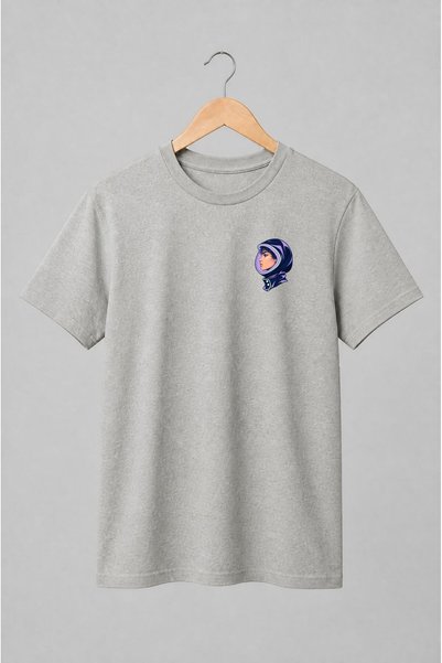 Generic Brand Tricou unisex cu Portret feminin cu glugă pop art