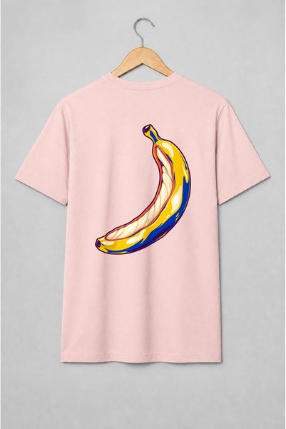 Generic Brand Tricou unisex cu Banană pop-art
